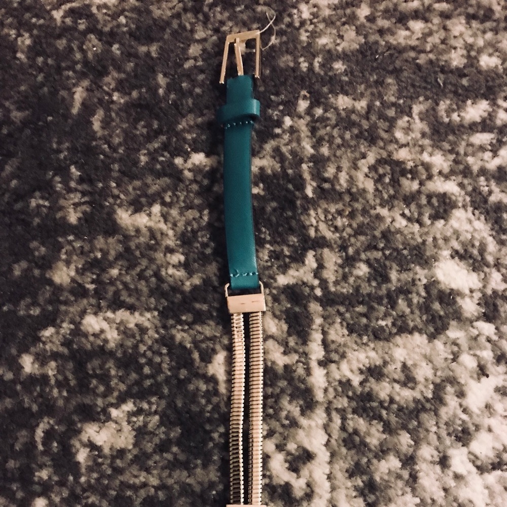 Turquoise and Gold Belt